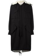 Golden Goose Deluxe Brand Hooded Coat, Women's, Size: Small, Black, Acrylic/polyamide/polyester/cupro