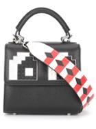 Les Petits Joueurs Mini 'alex Eyes' Tote, Women's, Calf Leather