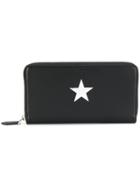 Givenchy Zip Around Star Wallet - Black