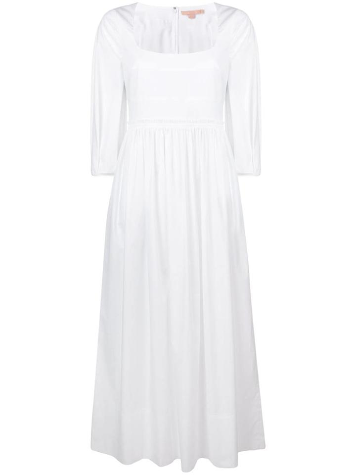 Brock Collection Prairie Style Long Dress - White