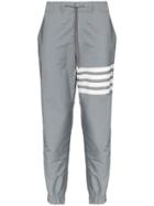 Thom Browne Striped Detail Trousers - Grey
