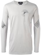Stone Island Shadow Project Chest Pocket Longsleeved T-shirt, Men's, Size: Small, Grey, Cotton