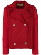 Versace Jeans Double-breasted Padded Jacket - Red