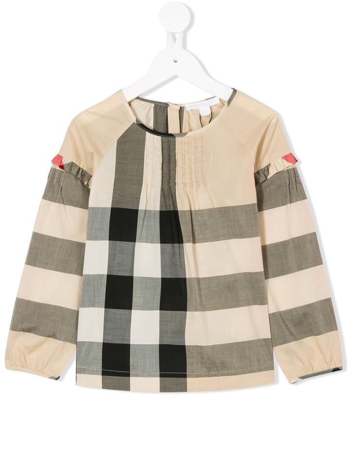 Burberry Kids - Aggy Top - Kids - Cotton - 5 Yrs, Nude/neutrals