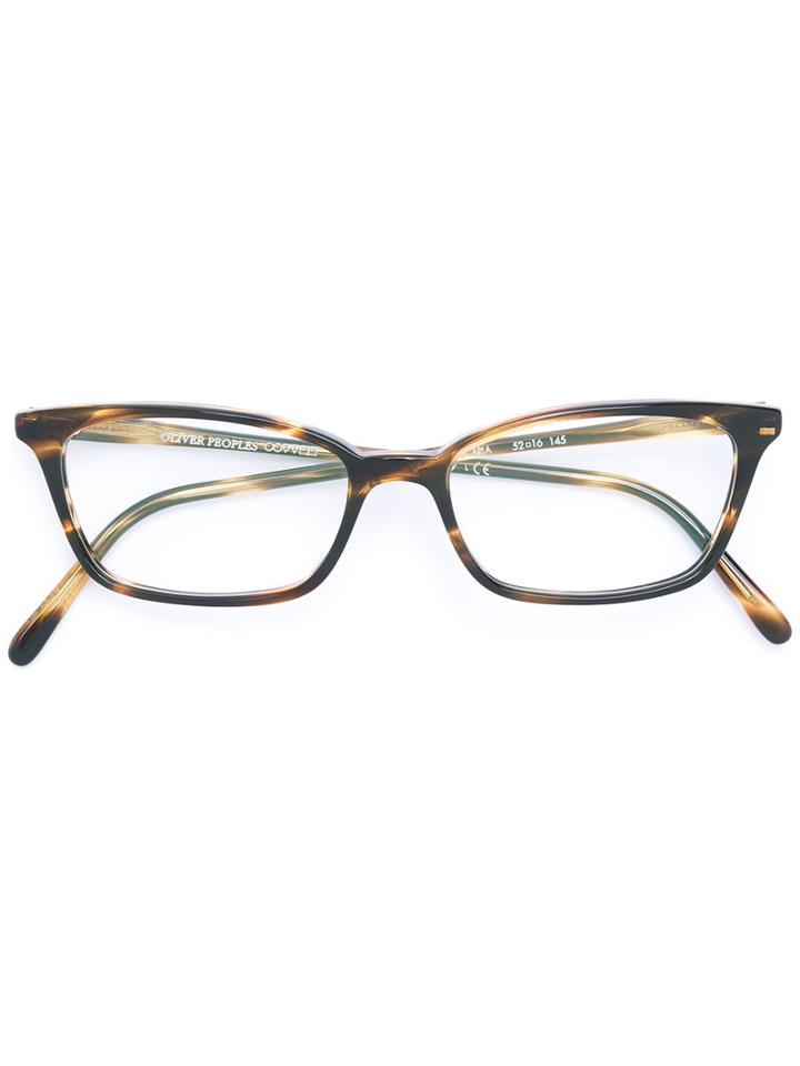 Oliver Peoples - Scarla Glasses - Women - Acetate - 52, Brown, Acetate