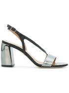 Marc Ellis Metallic Open-toe Sandals - Black