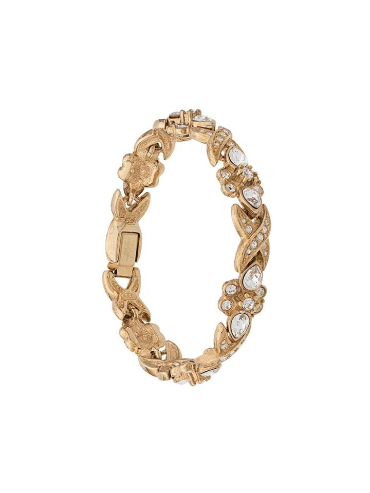 Susan Caplan Vintage 1980's Attwood & Sawyer Bracelet - Gold