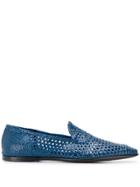 Dolce & Gabbana Woven Loafers - Blue