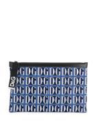 Dolce & Gabbana Logo Clutch Bag - Blue