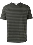 Dries Van Noten Striped T-shirt, Men's, Size: Large, Green, Cotton