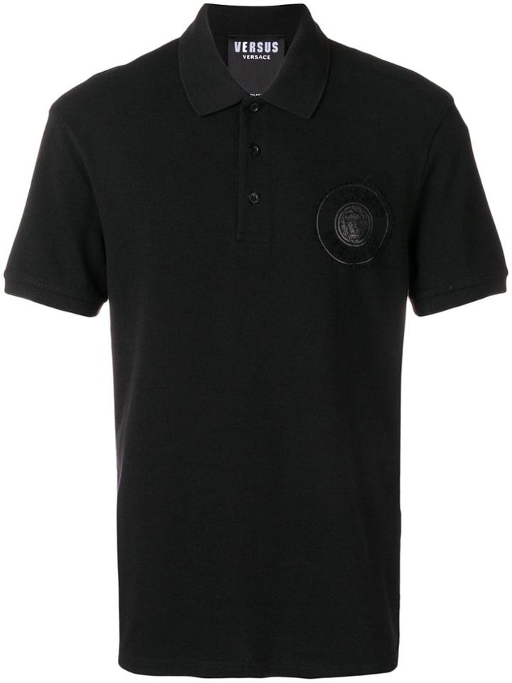 Versus Lion Polo Shirt - Black