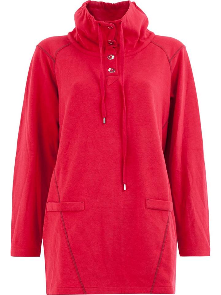 Maison Ullens High Neck Sweater - Red