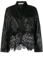 Philosophy Di Lorenzo Serafini Lace Embellished Jacket - Black