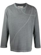 A-cold-wall* Relaxed-fit Graphic-print Sweatshirt - Grey