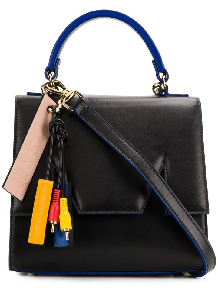 Msgm Small M Handbag - Black