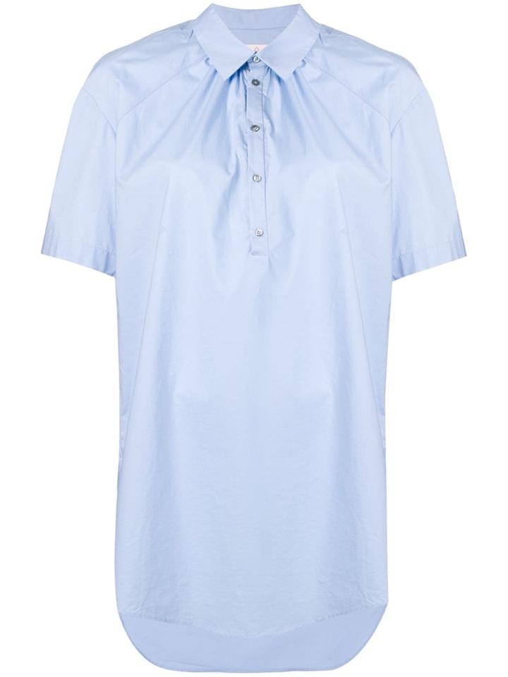 A.f.vandevorst Asymmetric Hem Shirt - Blue