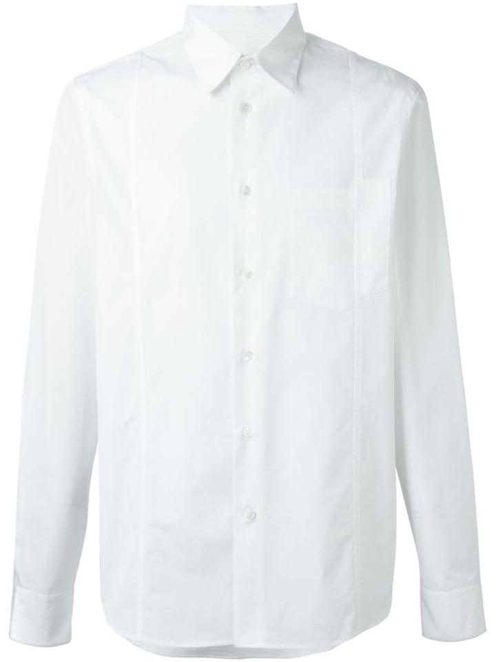 Marni Classic Shirt, Men's, Size: 52, White, Cotton