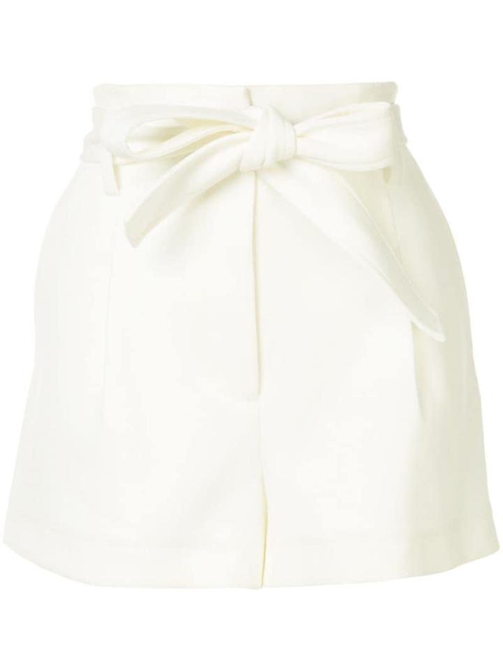 3.1 Phillip Lim High Waist Twill Shorts - White
