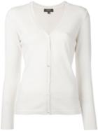 N.peal - Classic Cardigan - Women - Cashmere - Xl, Women's, White, Cashmere