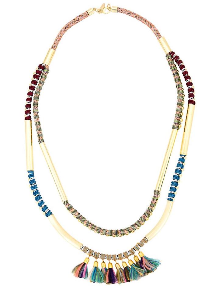 Megan Park 'amaia' Tassle Duo Necklace