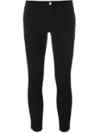 Frame Denim 'le Color Ripped' Skinny Jeans, Women's, Size: 25, Black, Cotton/polyester/spandex/elastane