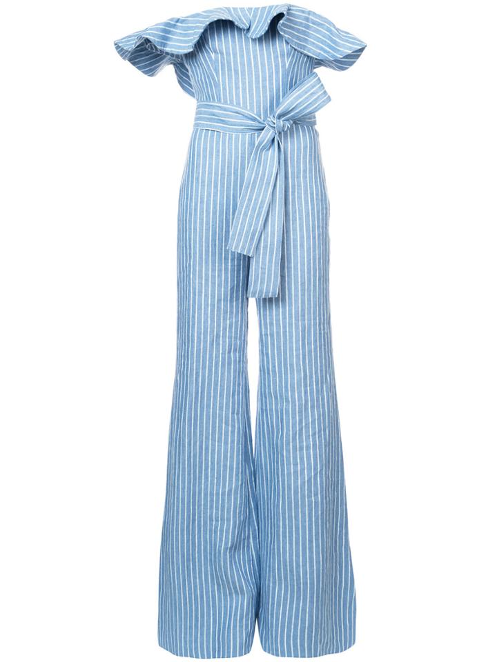 Alexis Edria Striped Jumpsuit - Blue