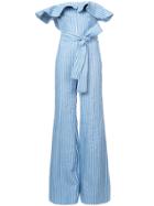 Alexis Edria Striped Jumpsuit - Blue