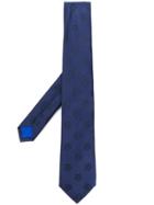 Kenzo Tiger Embroidered Tie - Blue