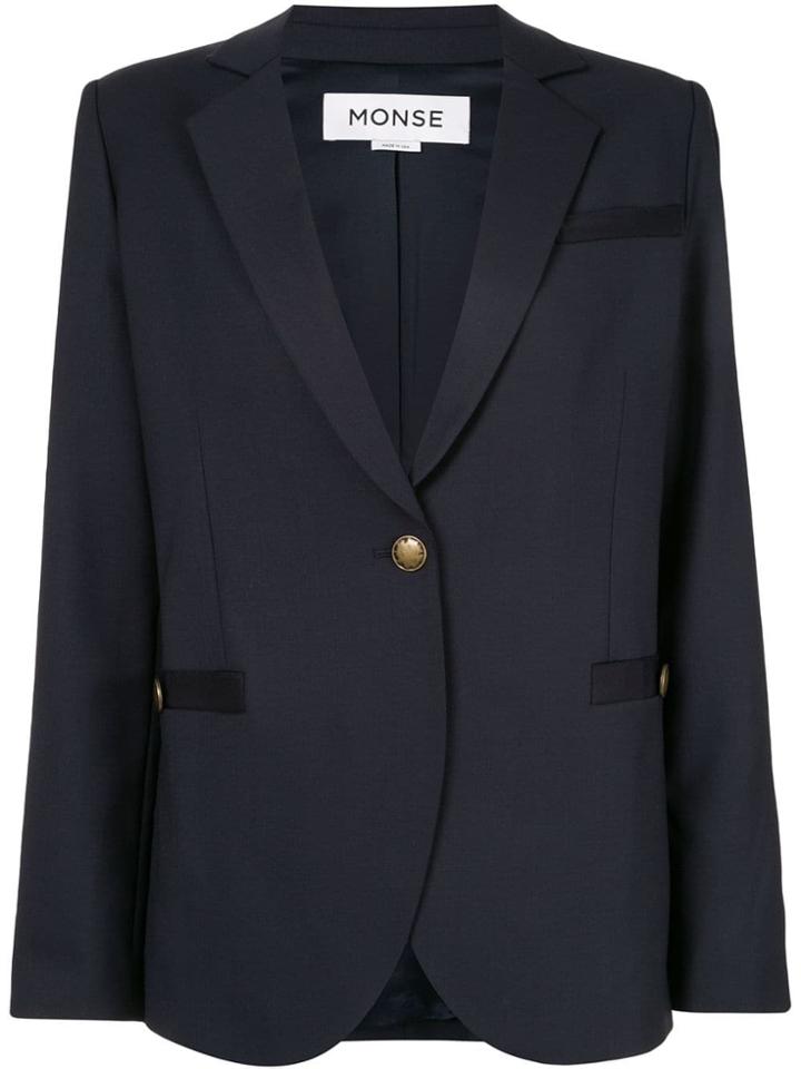 Monse Back Rope Jacket - Blue