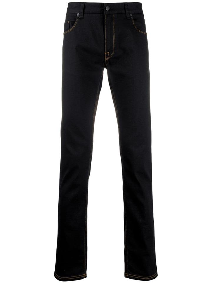 Fendi Bag Bugs Slim-fit Jeans - Black