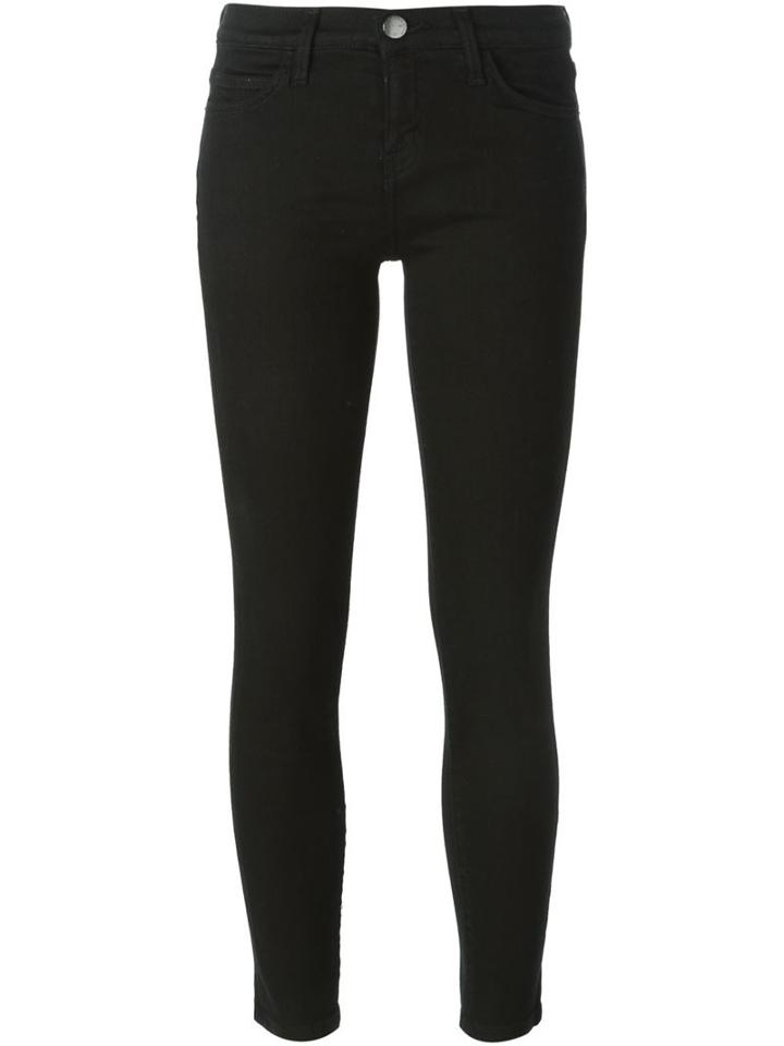 Current/elliott Stiletto Skinny Jeans, Women's, Size: 26, Black, Cotton/polyester/spandex/elastane