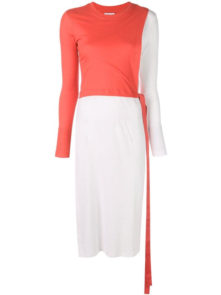 Rosetta Getty Colour Block Top - Red