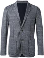 Paolo Pecora - Textured Patch Pocket Blazer - Men - Cotton/linen/flax/polyamide - 50, Blue, Cotton/linen/flax/polyamide