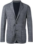 Paolo Pecora - Textured Patch Pocket Blazer - Men - Cotton/linen/flax/polyamide - 50, Blue, Cotton/linen/flax/polyamide