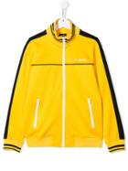 Diesel Kids Zipped Colour-block Sweatshirt - Yellow