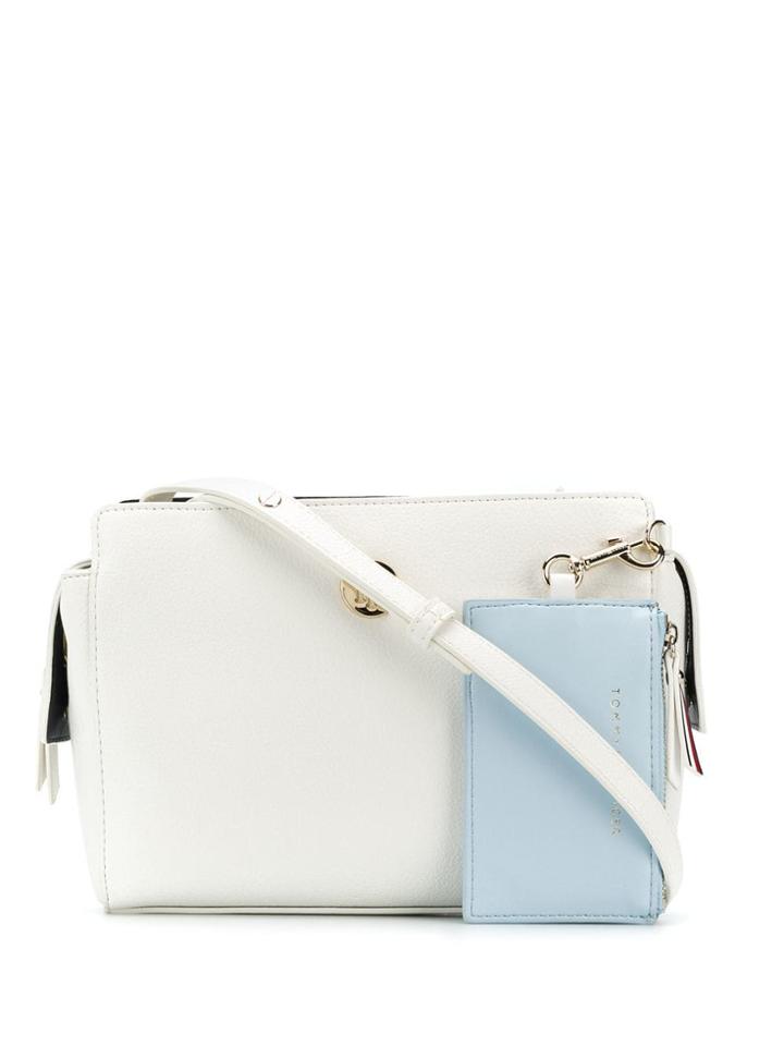 Tommy Hilfiger Logo Plaque Crossbody Bag - White