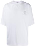 Gcds Logo Plaque T-shirt - White