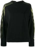 8pm Sequin-embroidered Jersey Jumper - Black
