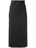 Lanvin Floral Lace Skirt - Black
