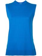 Enföld - Knit Tank Top - Women - Silk/cotton - 36, Blue, Silk/cotton