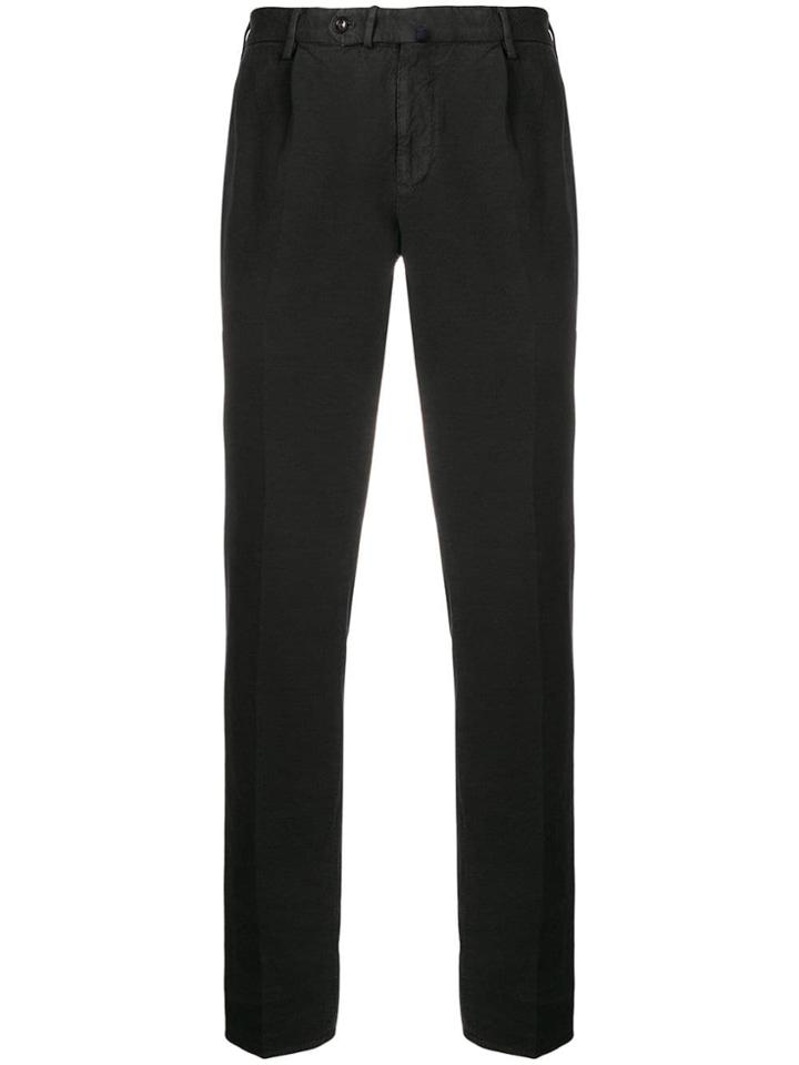 Incotex Slim Tailored Trousers - Black