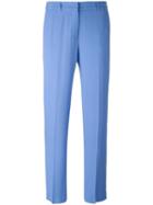 Ermanno Scervino Classic Trousers, Women's, Size: 40, Blue, Acetate/viscose
