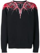 Marcelo Burlon County Of Milan - Temuco Wing Printed Sweater - Men - Cotton - S, Black, Cotton