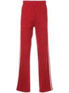 Ports V Slogan Track Trousers - Red