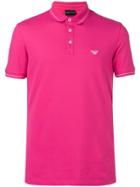 Emporio Armani Logo Polo Shirt - Pink