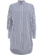 Alexander Mcqueen Striped Button Shirt - Blue