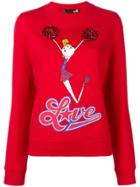 Love Moschino Cheerleader Doll Jumper - Red