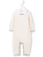 Cashmirino - Cable Knit Romper - Kids - Cashmere - 6 Mth, White