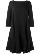 Emporio Armani Flared Shift Dress - Black