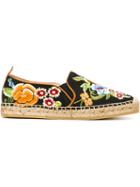 Etro Flower Embroidered Espadrilles